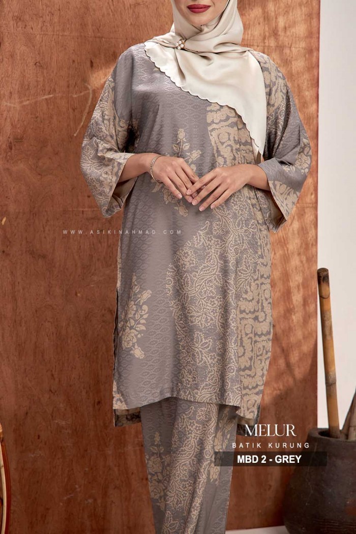 MELUR BATIK KURUNG (MBD-2) - GREY