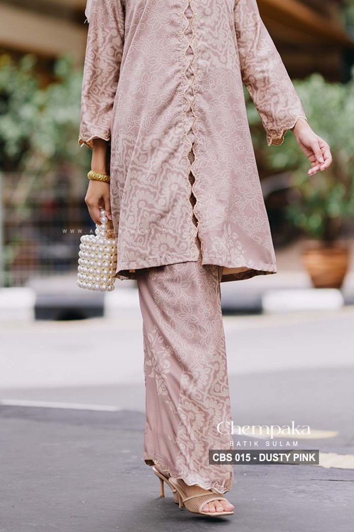 CHEMPAKA BATIK SULAM (CBS 015) - DUSTY PINK