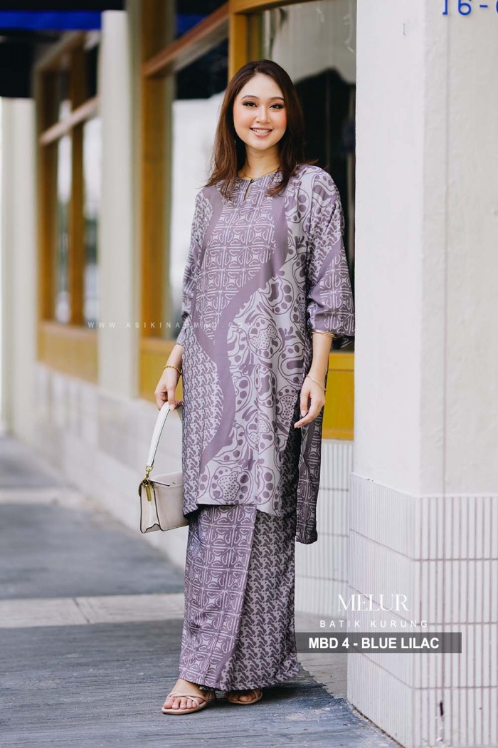 MELUR BATIK KURUNG (MBD-4) - BLUE LILAC