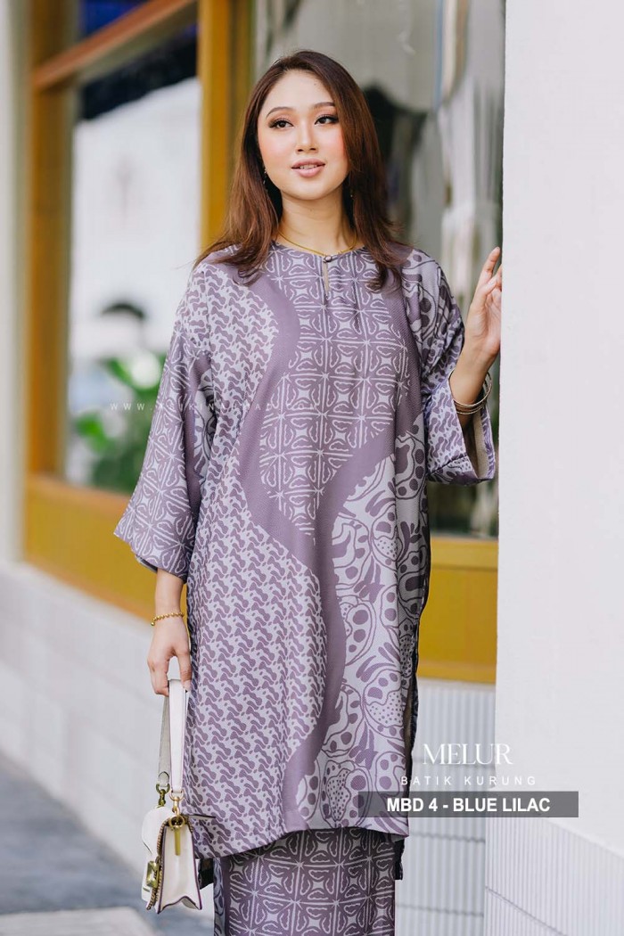 MELUR BATIK KURUNG (MBD-4) - BLUE LILAC