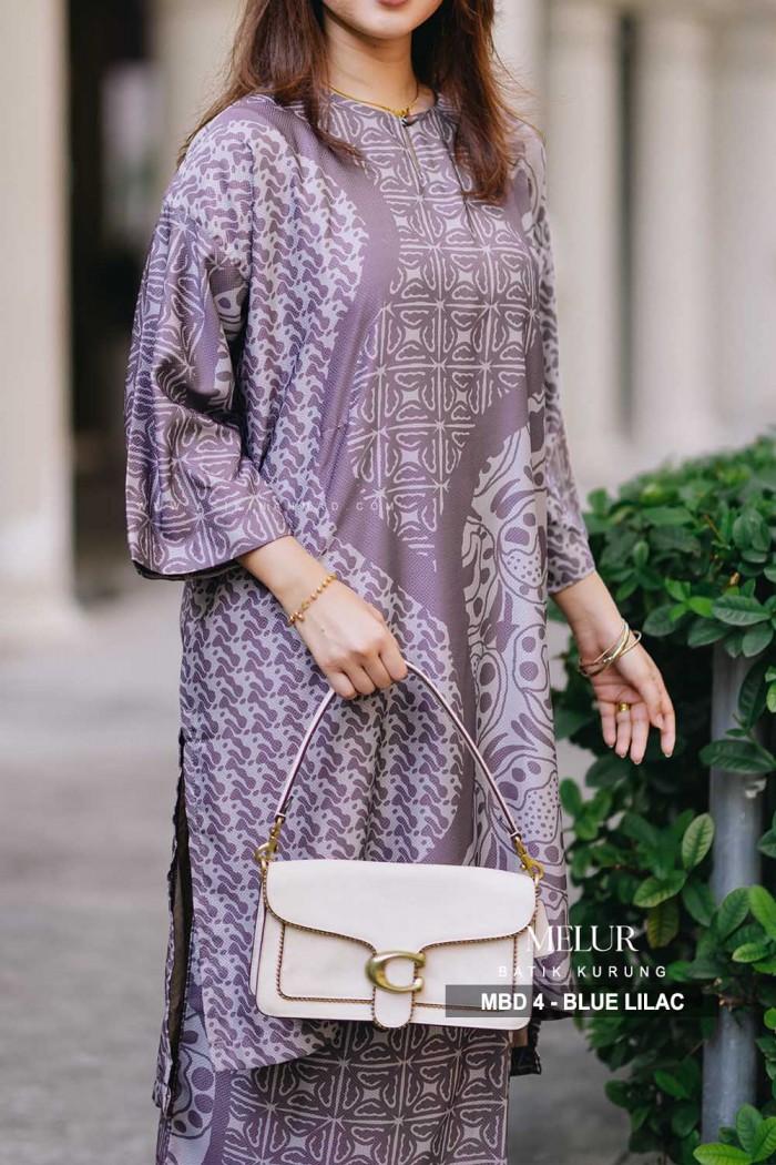 MELUR BATIK KURUNG (MBD-4) - BLUE LILAC