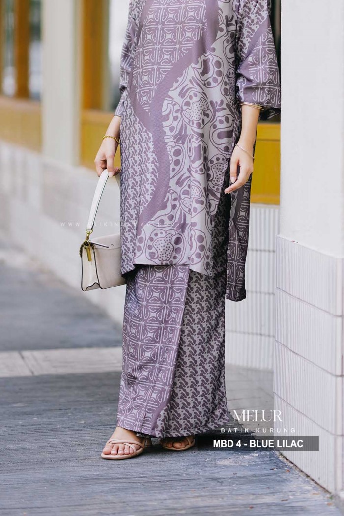 MELUR BATIK KURUNG (MBD-4) - BLUE LILAC