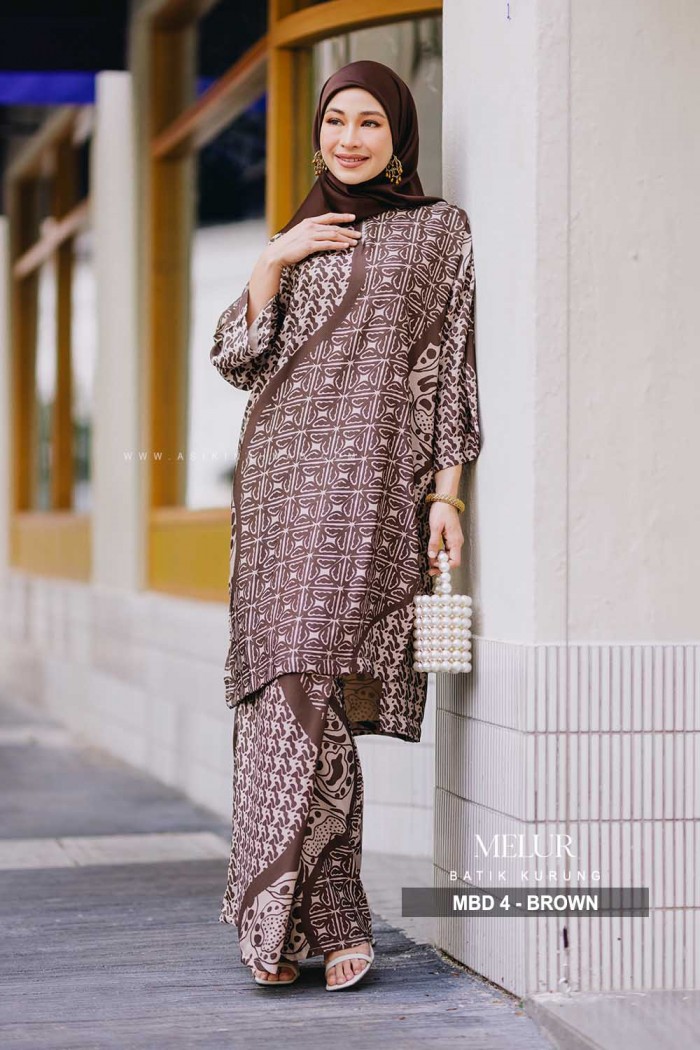 MELUR BATIK KURUNG (MBD-4) - BROWN