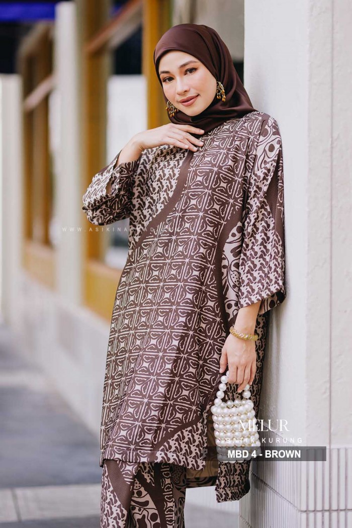 MELUR BATIK KURUNG (MBD-4) - BROWN