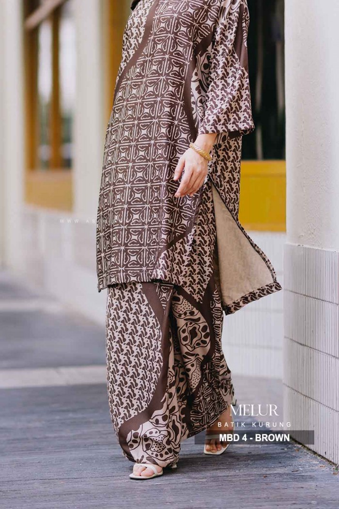 MELUR BATIK KURUNG (MBD-4) - BROWN