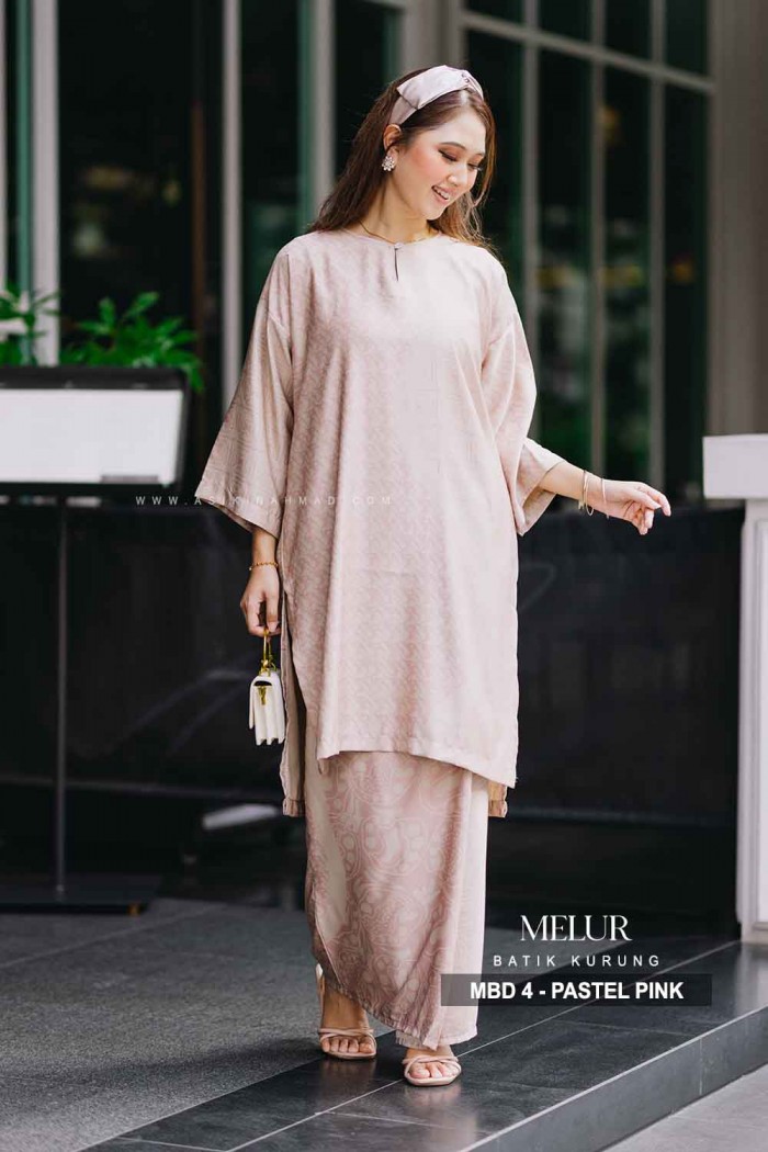 MELUR BATIK KURUNG (MBD-4) - PASTEL PINK