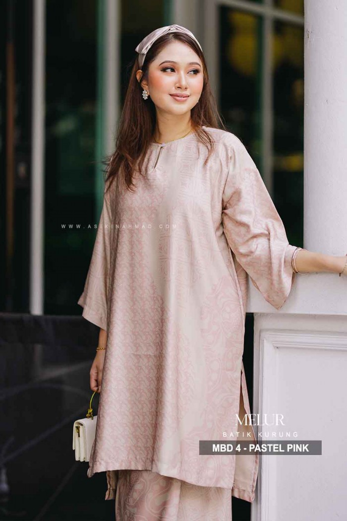 MELUR BATIK KURUNG (MBD-4) - PASTEL PINK