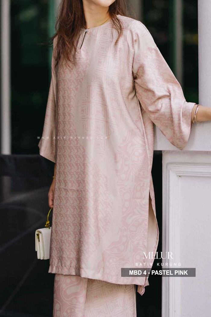 MELUR BATIK KURUNG (MBD-4) - PASTEL PINK