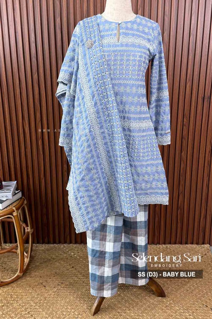 SELENDANG SARI (SS-D3) - BABY BLUE