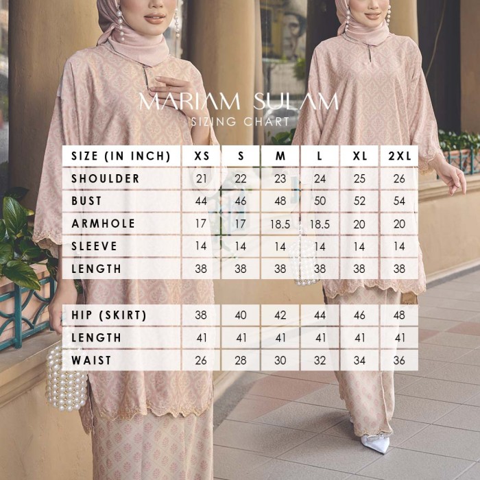 MARIAM KURUNG SULAM (MKSD-1) - BLUE