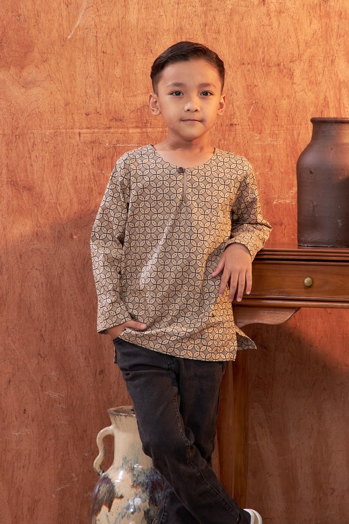 ANDIKA KURTA KIDS (AKK BK03) BLUE