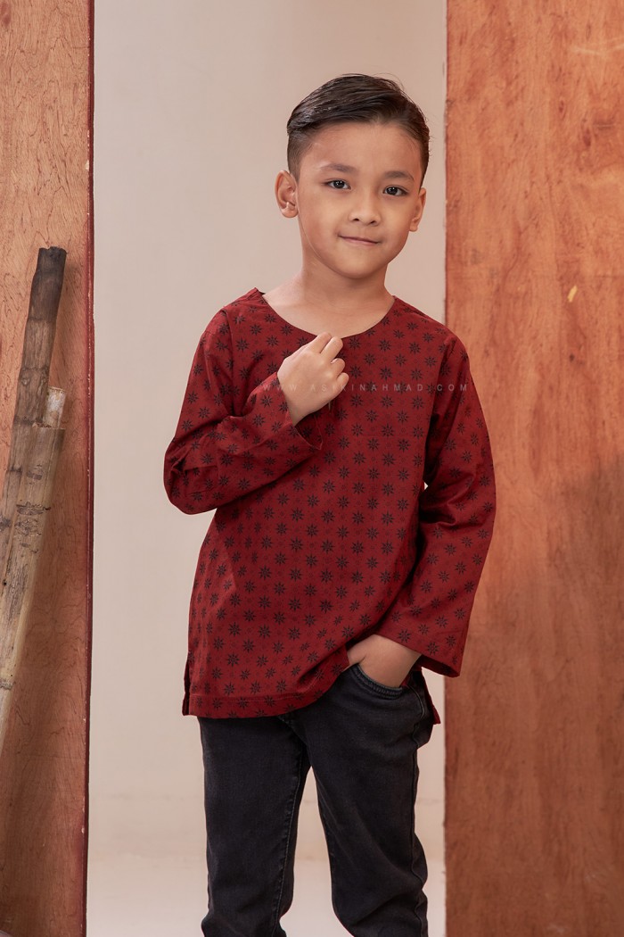 ANDIKA KURTA KIDS (AKK BK02) RED