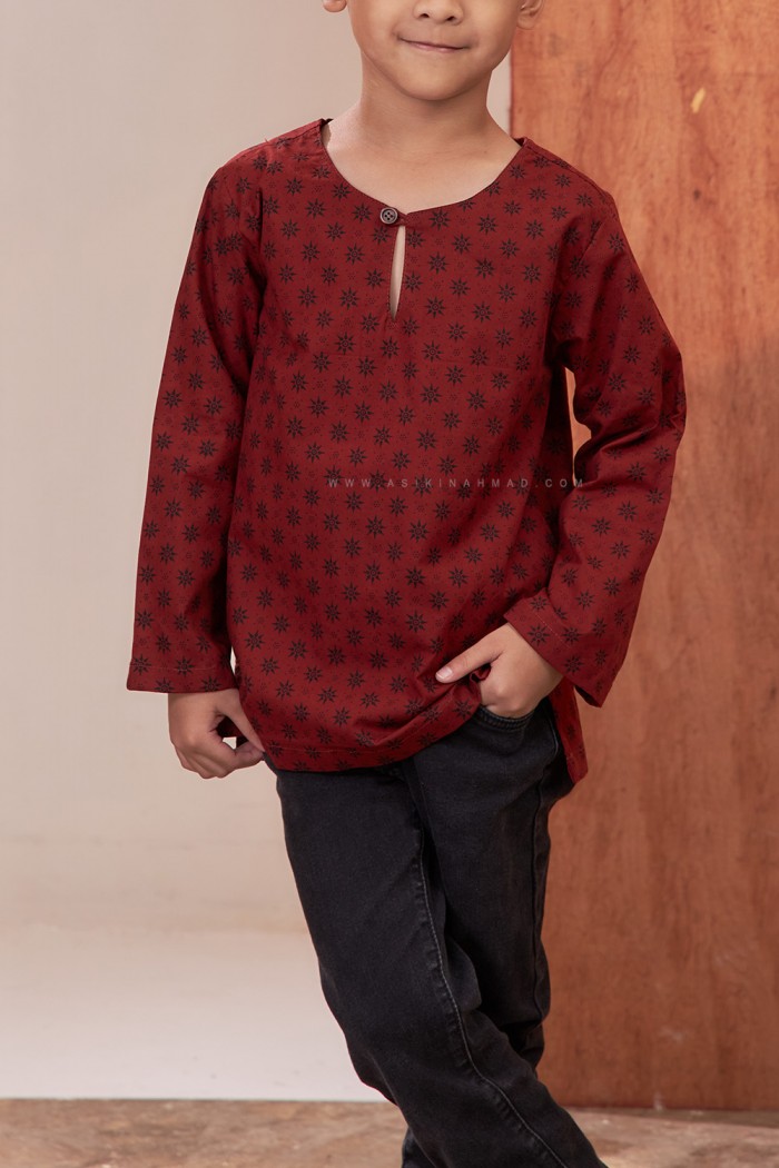 ANDIKA KURTA KIDS (AKK BK02) RED