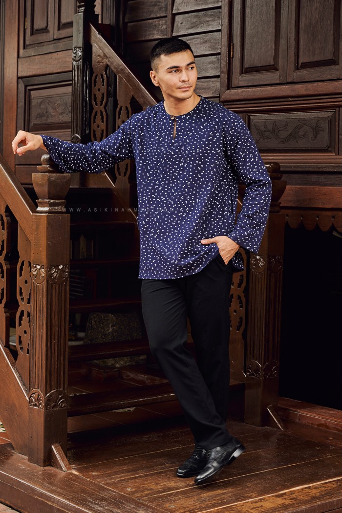 ARDI KURTA (ATK-D4) - NAVY BLUE