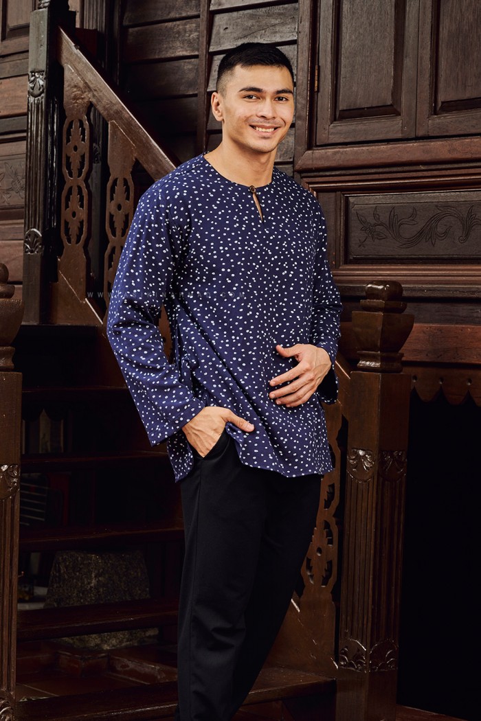 ARDI KURTA (ATK-D4) - NAVY BLUE