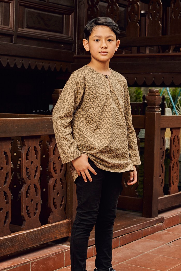 ARDI KURTA KIDS (AKCK-D1) - OLIVE