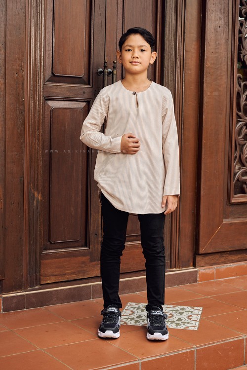 ARDI KURTA KIDS (AKLK-D2) - LIGHT BROWN