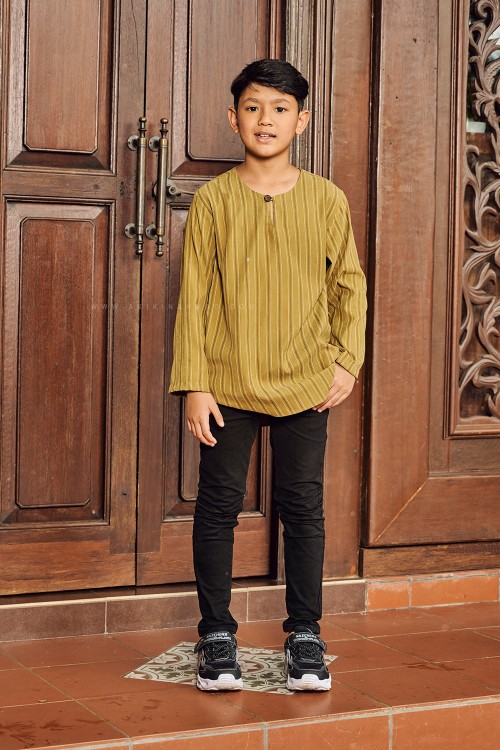 ARDI KURTA KIDS (AKVK-D3) - OLIVE