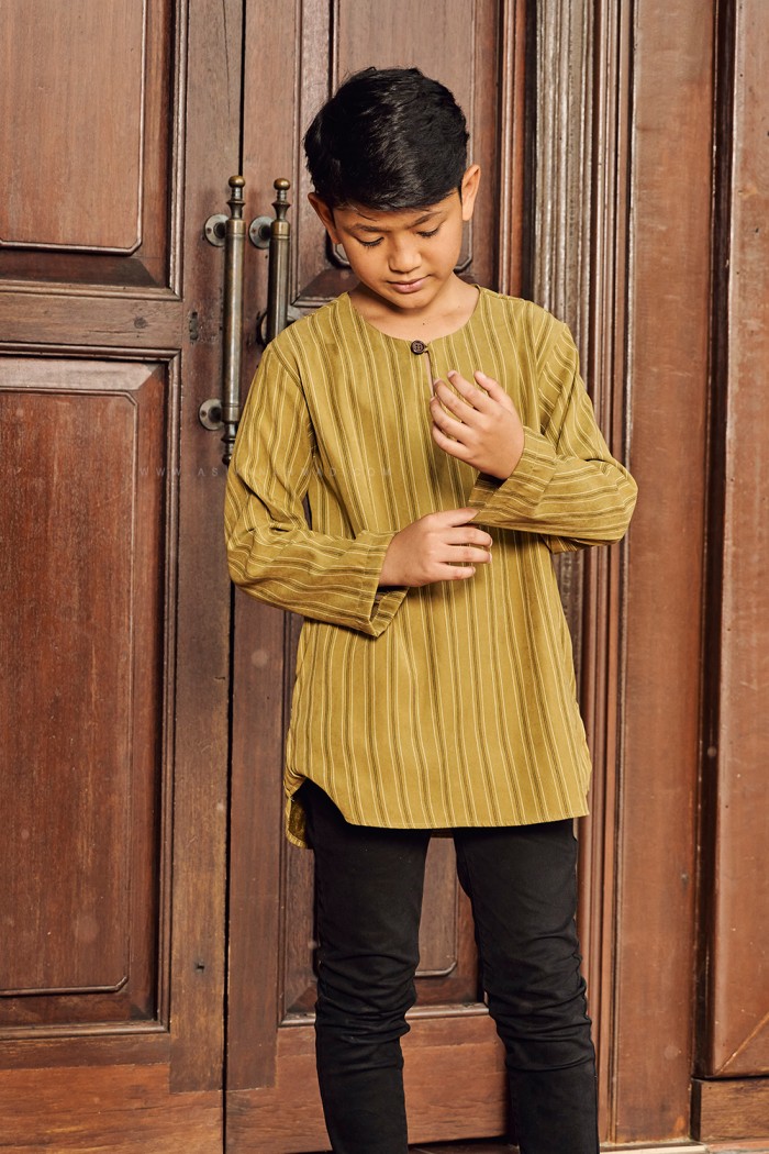 ARDI KURTA KIDS (AKVK-D3) - OLIVE