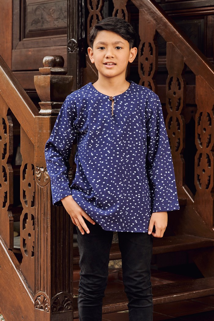 ARDI KURTA KIDS (AKTK-D4) - NAVY BLUE