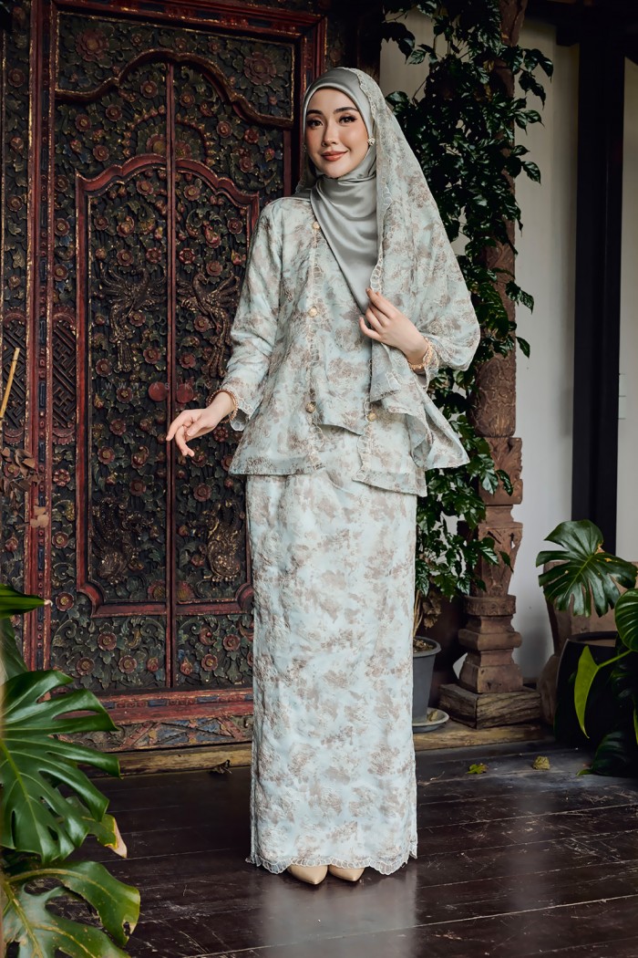 AURORA KEBAYA (AKE-D2) in MINT GREEN