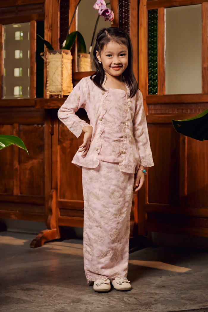 AURORA KEBAYA KIDS (AKKE-D2) in SOFT PINK