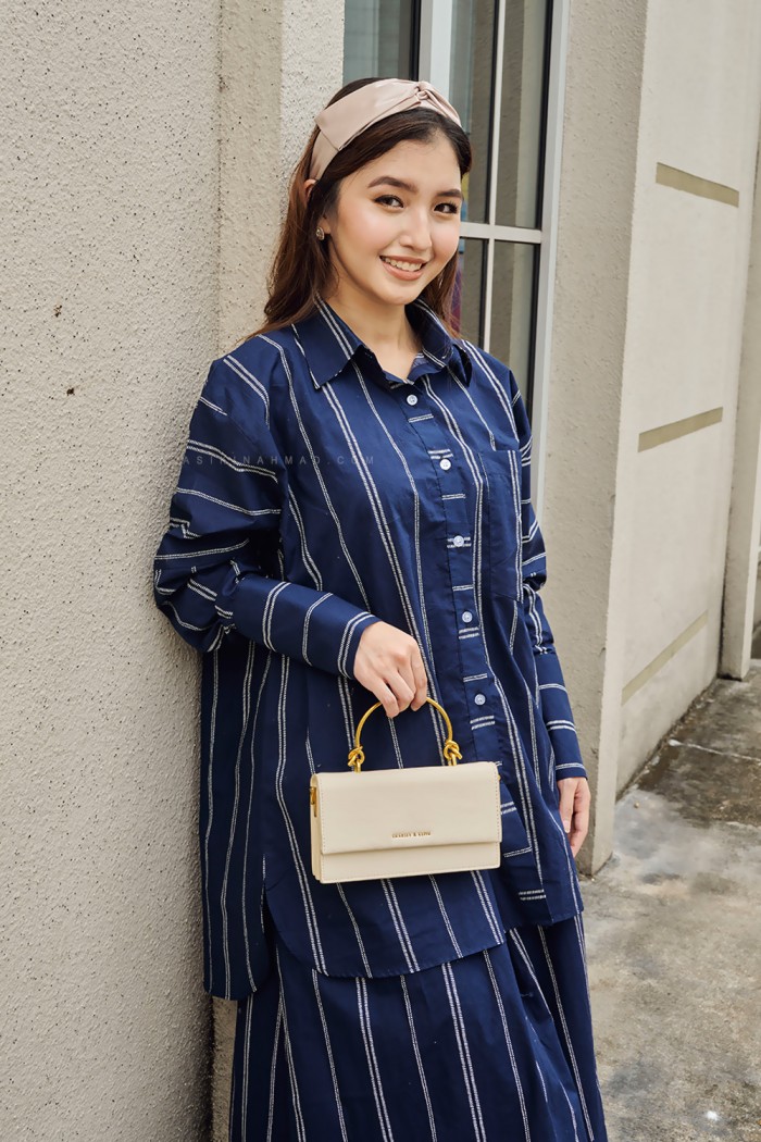 ESTELLA STRIPE SUITE (ESSD-1) NAVY BLUE