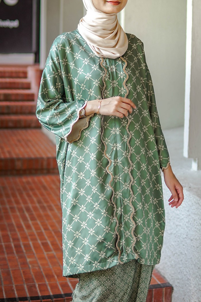 FATIMAH KURUNG (FKSD-1) SAGE GREEN