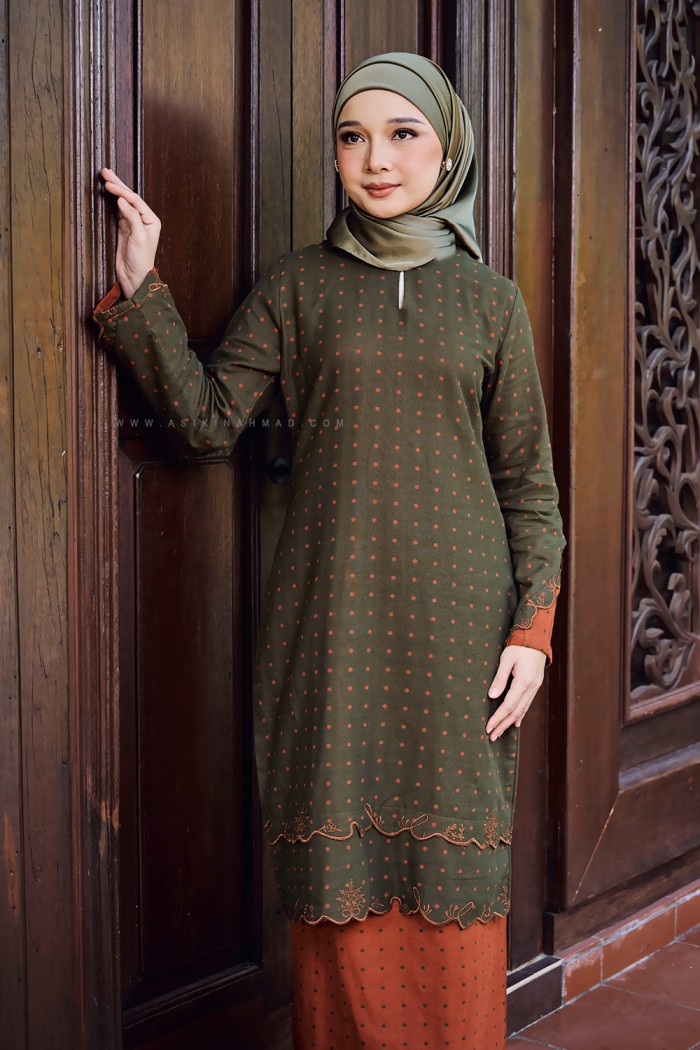 INDAH JULIA KURUNG (IJK-D2) in OLIVE