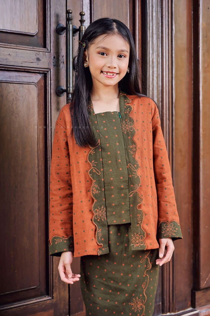 INDAH RAIA KIDS (IRKK-D2) in OLIVE