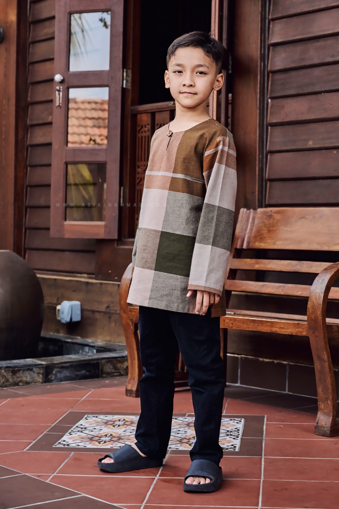 INDERA KURTA KIDS (IKK-D3) in EMERALD