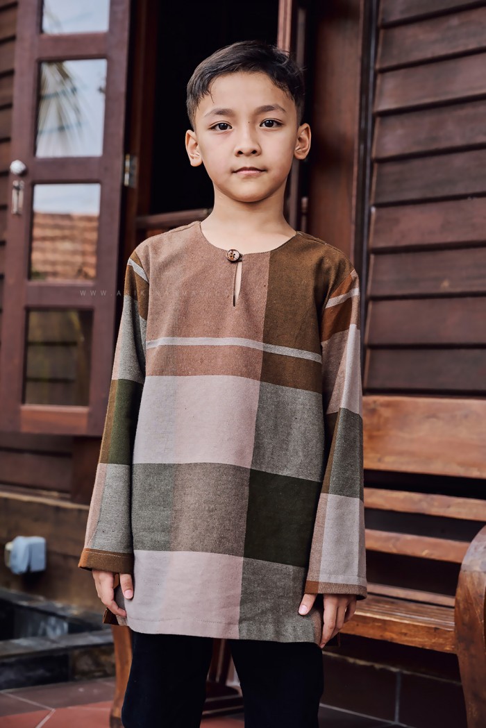 INDERA KURTA KIDS (IKK-D3) in EMERALD