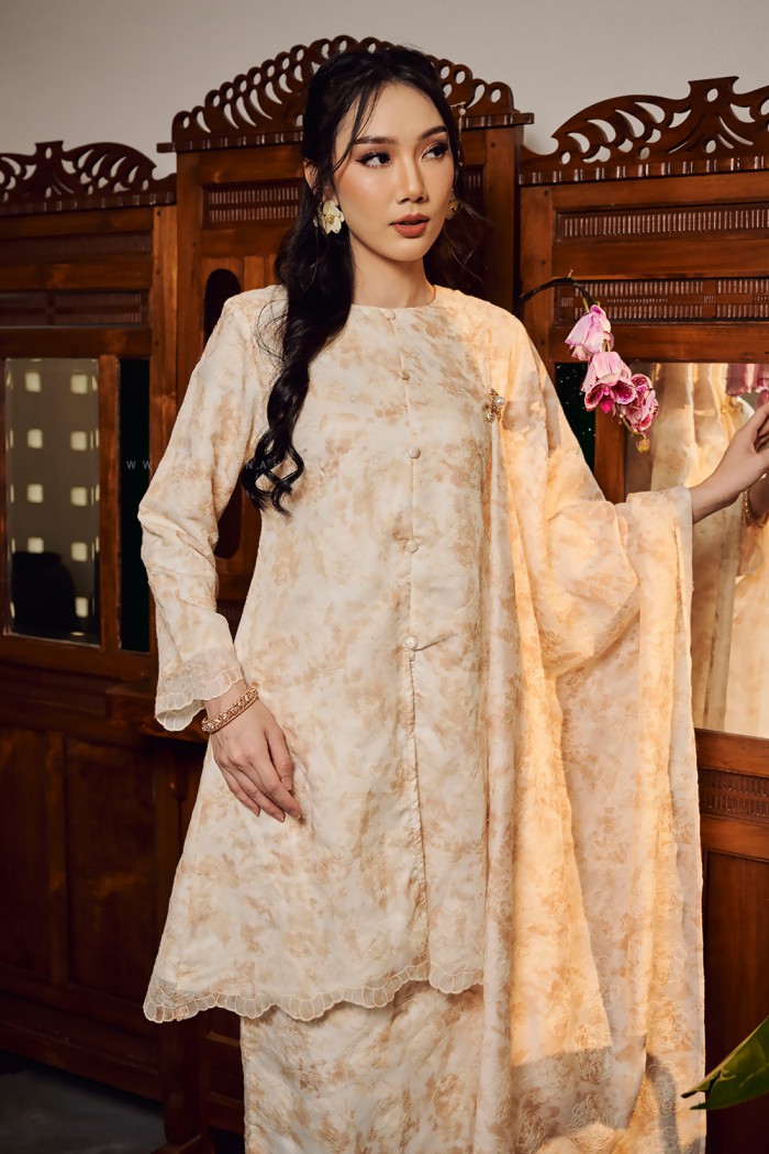 IRIS KURUNG (IKE-D2) IN CREAM YELLOW