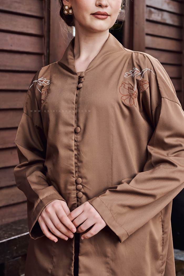 JIWA KARTIKA KURUNG (JKR-D4) in BRICK BROWN