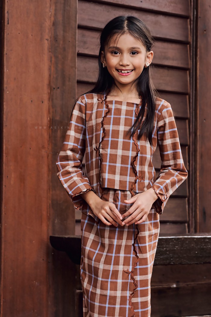 JIWA KIRANA KIDS (JKK-D4) in BRICK BROWN