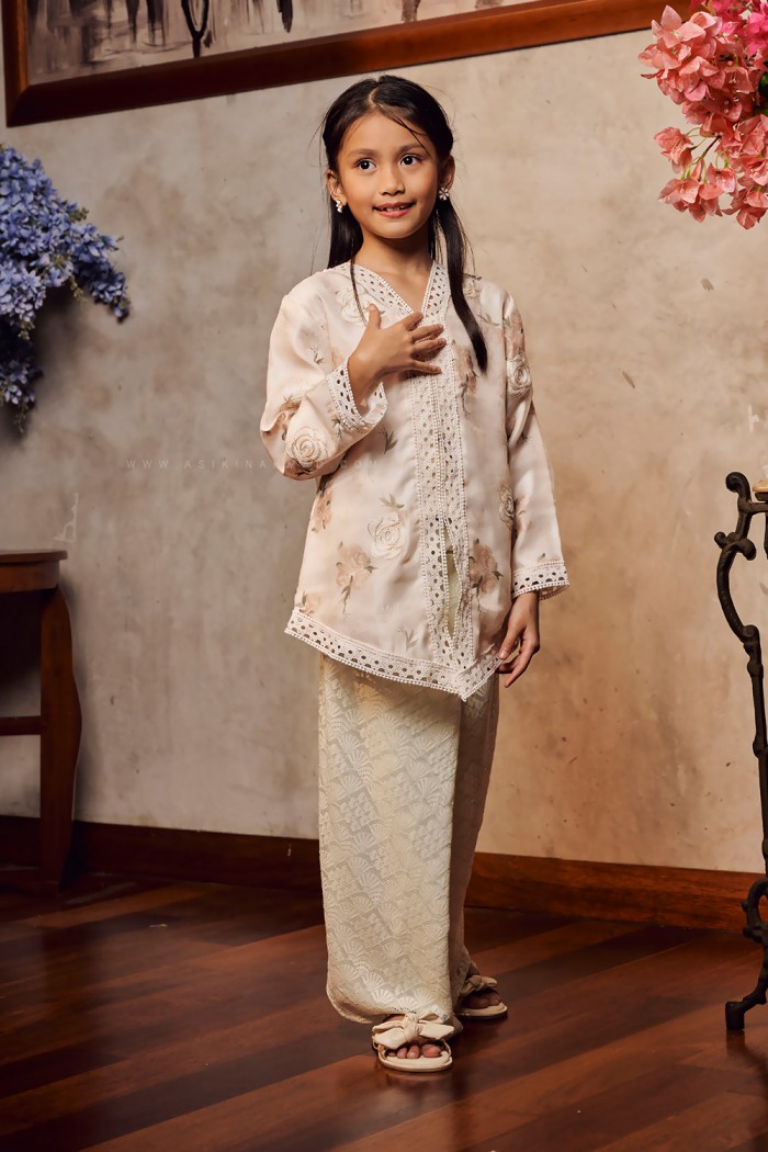 KARTINI KEBAYA KIDS in SAGE GREEN