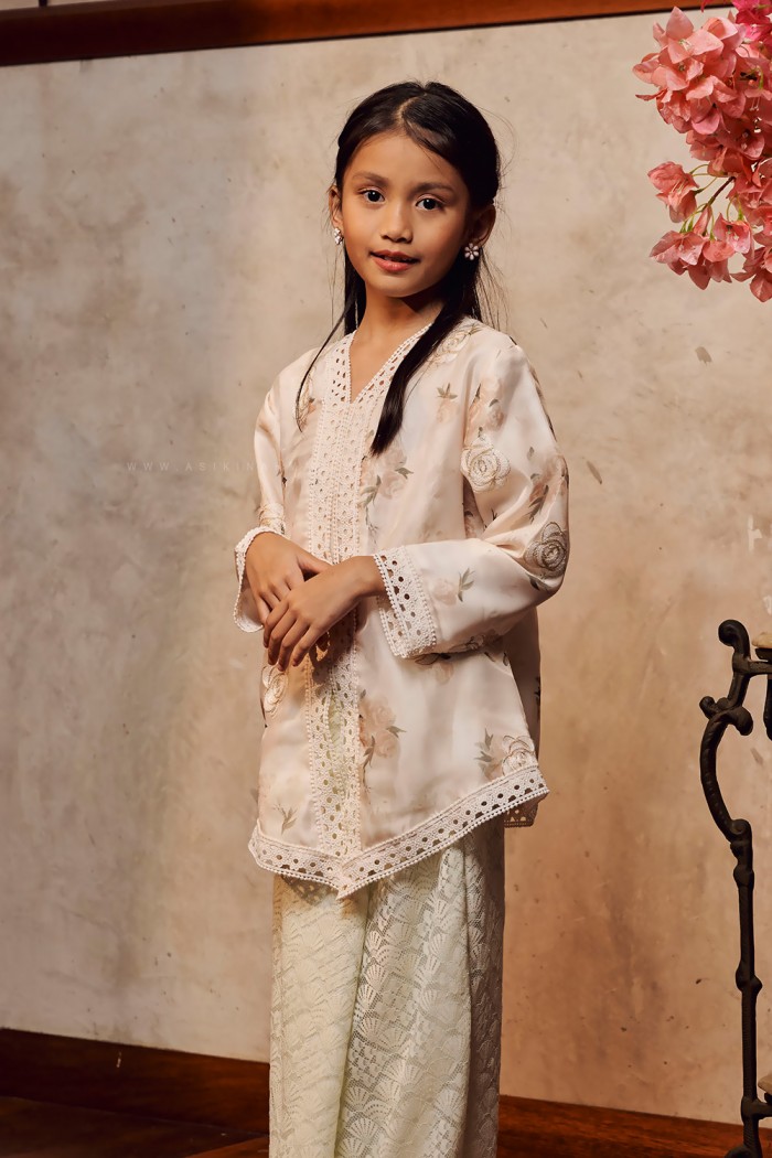 KARTINI KEBAYA KIDS in SAGE GREEN