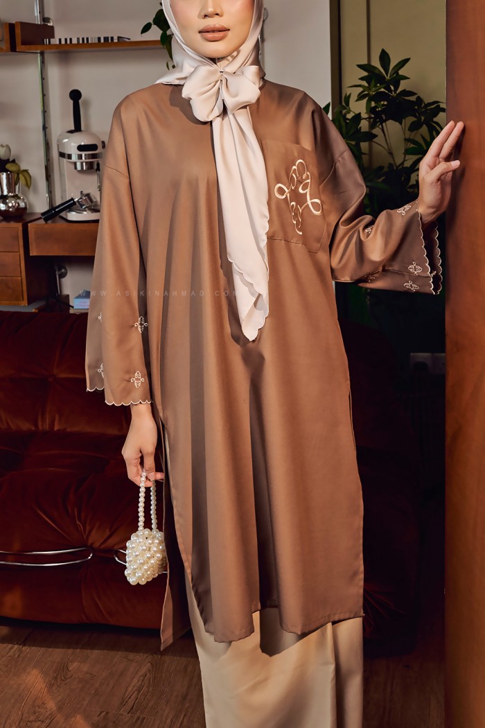 LA VIDA KURUNG SULAM IN DARK BROWN