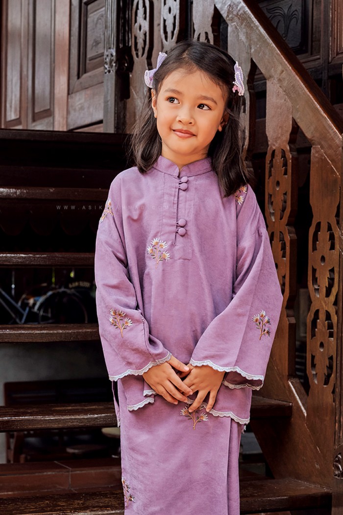 MARIA KURUNG KIDS IN PURPLE