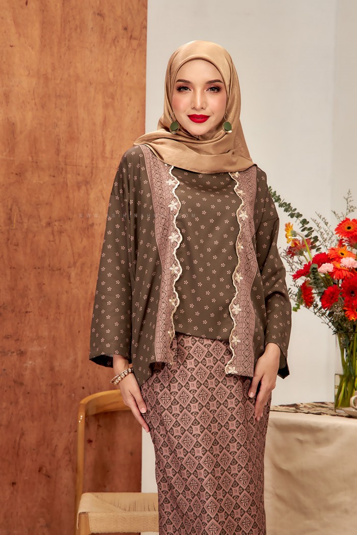 MARINA SULAM KEBAYA in OLIVE