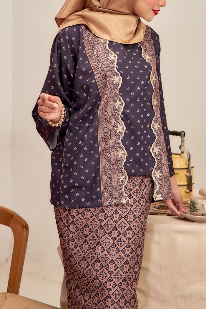 MARINA SULAM KEBAYA in ROYAL PURPLE