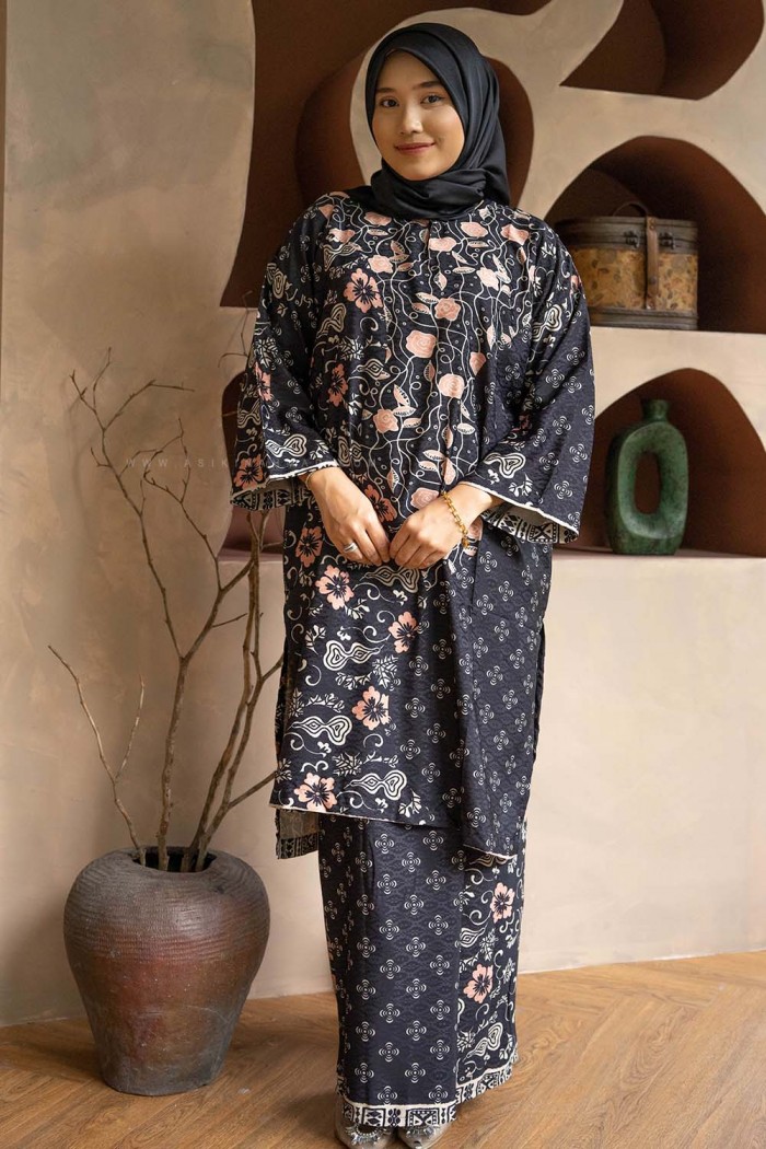 MELUR BATIK KURUNG (MBD-7) BLACK