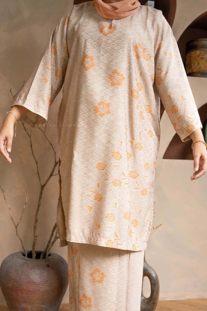 MELUR BATIK KURUNG (MBD-7) CHAMPAGNE