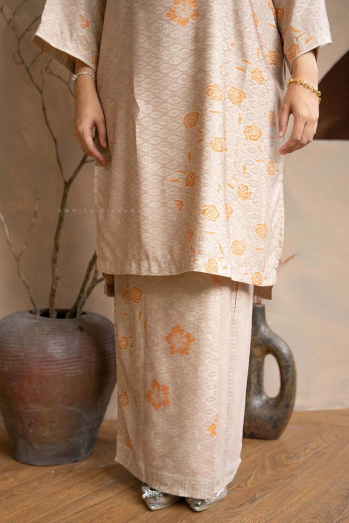 MELUR BATIK KURUNG (MBD-7) CHAMPAGNE