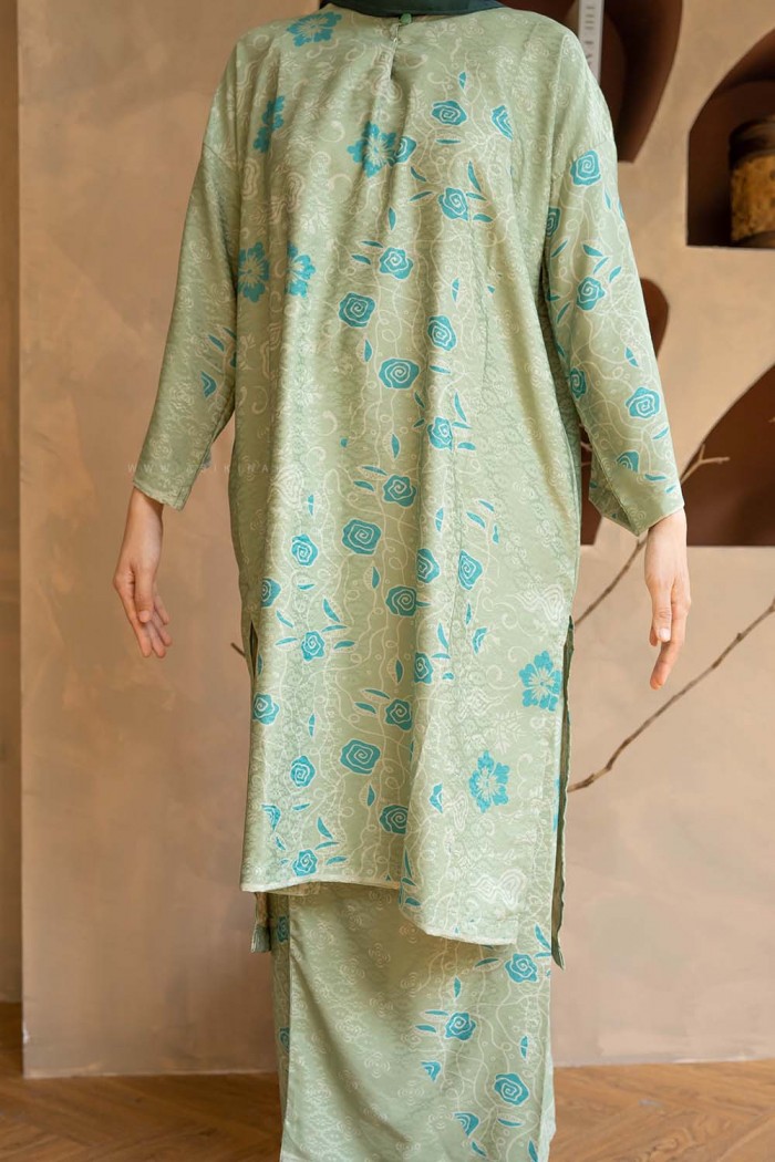 MELUR BATIK KURUNG (MBD-7) SAGE GREEN