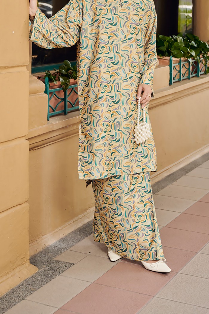 MELUR BATIK KURUNG (MBD-5) LEMON YELLOW