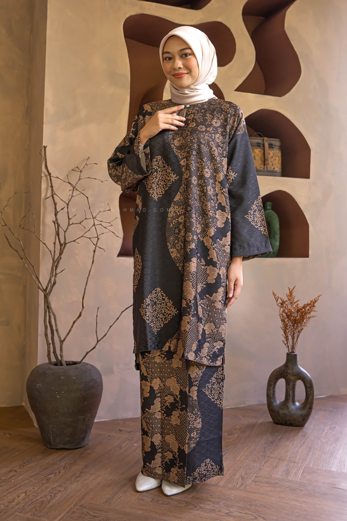 MELUR BATIK KURUNG (MBD-8) BLACK