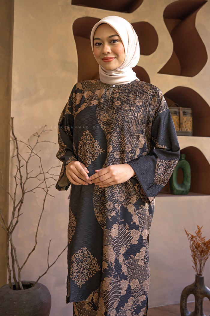 MELUR BATIK KURUNG (MBD-8) BLACK