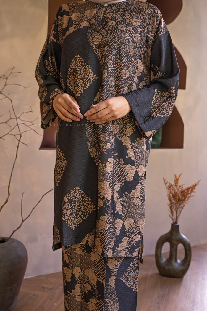 MELUR BATIK KURUNG (MBD-8) BLACK