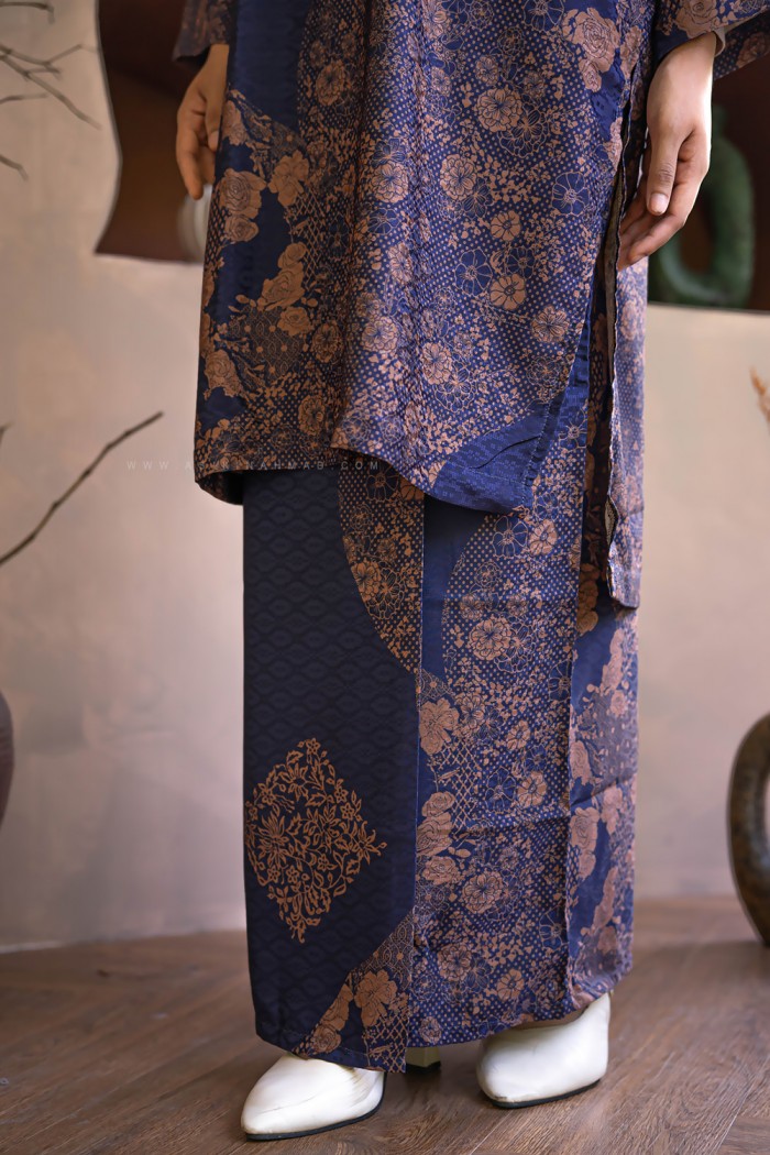 MELUR BATIK KURUNG (MBD-8) NAVY BLUE